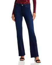 Paige Laurel Canyon High Rise Flare Jeans in Manifesto