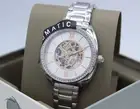 NEW AUTHENTIC FOSSIL VALE AUTOMATIC SKELETON SILVER WOMEN'S BQ3727 WATCH