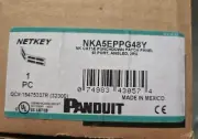 Panduit Netkey Angled 48 Port Patch Panel NKA5EPPG48Y Cat5E 2RU