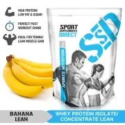 3KG BANANA LEAN WHEY PROTEIN ISOLATE / CONCENTRATE - LEAN WPI / WPC 3 X 1KG