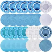 30 Pcs Car Buffing Bonnet Pads 5 to 6 Inches Microfiber Polishing Pads