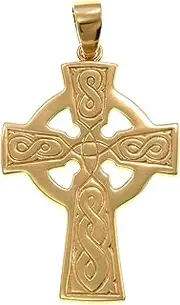 [Alexander Castle] 9ct Gold Celtic Cross Pendant with Gift Box