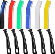 6Pcs Hard Bristle Crevice Cleaning Brush, Multifunctional Premium Crevice Cleaning Tool, Designed for Cleaning Narrow Spaces, Suitable for Toilet, Faucets,Kitchen,Grout, KOSPRIE