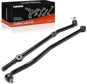 A-Premium [1] Front Track Bar & [1] Front Right Outer Tie Rod End Compatible with Jeep TJ Series Wrangler, TJ, 1997-2006, 4WD