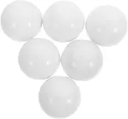DINHEAROM 6pcs Bulb Cover Electrostatic Sticker Emitter Lampshade Tassel Gem Holder Retain Circular Cover Lampshade Spherical Lampshade Water Purifier Water Purification System Decor White