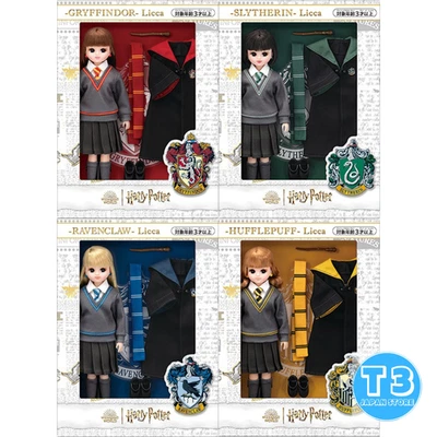 Harry Potter Licca-chan Doll Takara Tomy Hogwarts Set of 4 From Japan NEW