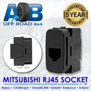 CB UHF BLANK SOCKET RJ45 RADIO SWITCH for Mitsubishi Challenger Pajero Triton...