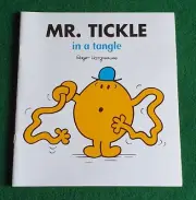 NEW! MR MEN BOOK BY ROGER HARGREAVES - MR TICKLE IN A TANGLE - LARGE PAPERBACK