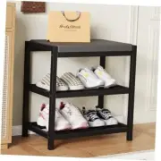 Small Shoe Bench Shoe Rack Storage Bench Entryway Bench Shoe Shelf with Seat