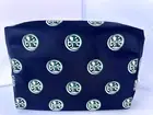 New Tory Burch Make up Bag Quinn Printed Large Brigitte Cosmetic Case