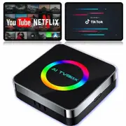 Wireless Carplay Adapter Ai Box for iPhone & Android Auto with Netflix YouTube Supports TF Card Dongle Carplay Video Box for iOS 10+ After 2015 Car