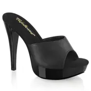 COCKTAIL-501L Platform Slide Leather