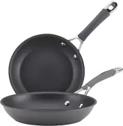 Radiance Hard Anodized Nonstick Frying Pan Set / Fry Pan Set / Hard An