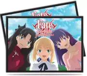 65 Ct Saber Rin & Sakura Smiles Standard Deck Sleeves Holder Protector for Fate