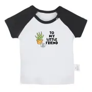 Say Aloe To My Little Friend Funny Tshirt Newborn Baby T-shirts Kids Graphic Tee