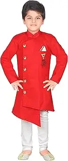 [AHHAAAA] Kids Ethnic wear Indo Western Kurta Pyjama Set for Boys