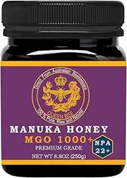 Manuka Honey MGO 1000+, NPA 22+, High Strength, Medical Grade - Raw Manuka Honey (250g/8.8 ounce) - Pack of 1