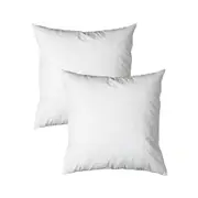 Pair of 65x65cm European Cushion Inserts – Duck Feather Rich Fill – Set of 2
