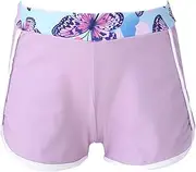 [Sinleey] Kids Girls Athletic Running Shorts Quick Dry Basketball Soccer Shorts Sports Shorts Swim Shorts