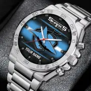 Cronulla Sharks Personalized Watch Of Wrist Of Men Best Gift For Fan