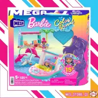 在飛比找蝦皮購物優惠-Mega BLOKS 芭比彩色顯示海豚探索 15 個驚喜