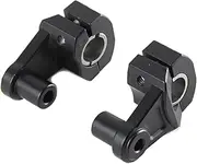 22MM 7/8"-28MM 1 1/8" Motorcycle Clamps Bar Raised Handlebar Handle Bar Risers(Black 1 pcs)