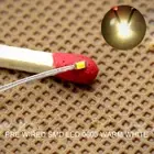 20pcs Pre-wired micro PTFE Wire Warm White SMD LED 0603 Lights Free Resistors