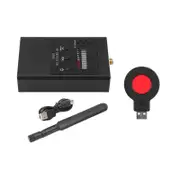RF Detector Wireless Bug Signal Scanner GPS Detector Listening Device Camera Finder G368 Silver
