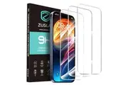 [3 Pack] ZUSLAB iPhone 16 Pro Max Screen Protector with Installation Alignment Frame