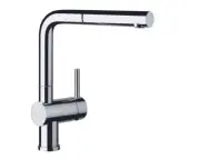Blanco Chrome 140° Swivel Spout Pull Out Mixer Tap LINUSS 519368