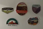Black Canyon Of The Gunnison National Park Sticker Decal Set Of 5