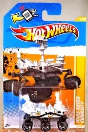 2012 Hot Wheels #14 New Models 14/50 MARS ROVER CURIOSITY White w/Chrome OH5 Sp