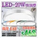 台灣現貨實體店面【阿倫燈具】(PVB85-20)LED-20W馬卡龍吸頂燈 附OSRAM LED磁吸燈板 全電壓 保固一年