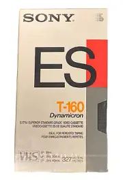 SEALED Sony ES Dynamicron T-160 VHS Tapes For VCRs