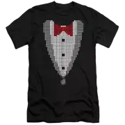 Big Bang Theory, The Pixelated Tux - Men's Premium Slim Fit T-Shirt