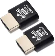 8K 120Hz HDMI Virtual Display Adapter – High-Resolution Monitor Emulator | Supports HDMI 2.1, Simulates 8K@30Hz/4K@120Hz Display | Ideal for GPU Testing, Headless Servers, Remote Desktop Operations-2P