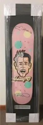 Johnny Knoxville & Steve-O Autographed Limited Edition Johnny-O Skateboard Deck