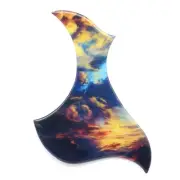 Bird Shape Thickening Self-Adhesive Folk Acoustic Guitar Pickguard Sky Clouds