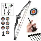 Youth Archery Compound Bow Arrow Set Beginner 8 Kids Safe Suction Arrows M31 top