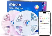 meross Smart LED Strip Light Works with Apple HomeKit 32.8ft WiFi RGB Strip, Compatible with Alexa, Google and SmartThings, App Control, Color Changing Led Strip for Home, Bedroom, Kitchen, TV, Party