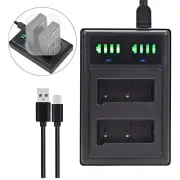 LCD DUAL Battery Charger for Nikon EN-EL9 EN-EL9e MH-23 D3000 SLR Digital Camera