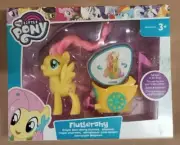NEW ~ MY LITTLE PONY ~ FLUTTERSHY ROYAL SPIN-ALONG CHARIOT SET ~ MLP