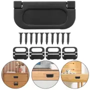 5 Pcs Spring Loaded Access Panel Drawer Door Handle Sliding