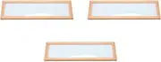 Set of 3, Azuchi Rectangular Two-Tier Lunch Box (Large), Warlon Lid, Shokado