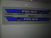 Mt Washington Kentucky Police Vehicle Decals 1:64 two for one money