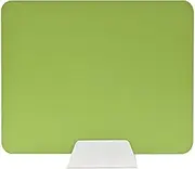 Folpus Desktop Partition Board Table Screen Desk Divider Practical Office Partition Privacy Board for Call Center Classroom, Green PP Stand