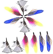 [DEARMAMY] Diy Plume Crafts 12pcs Decorative Plumes Accessories Perfect for Cosplay Props