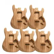 5 Pcs DIY Guitar Barrel Polished Maple Body for ST Style Electric Guitar A7R2