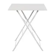 Bolero Grey Pavement Style Steel Table (600mm Square)