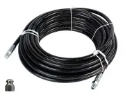 Schieffer 1/4" x 150' 4400 PSI Thermoplastic Sewer Jetter Hose & 12.0 Nozzle